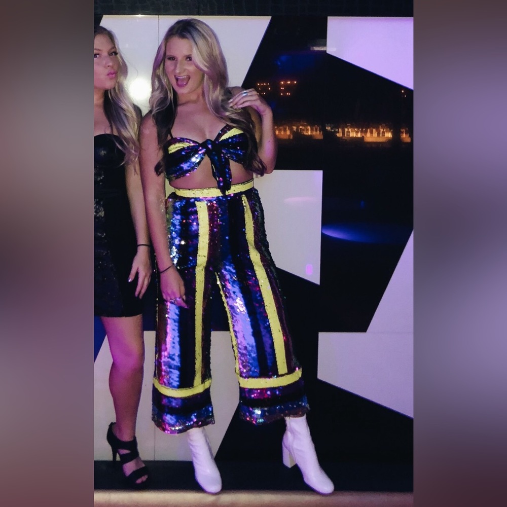 Sequin Multicolored Two Piece Set - image 1
